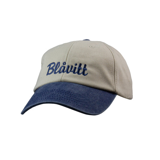 Keps Blåvitt Denim