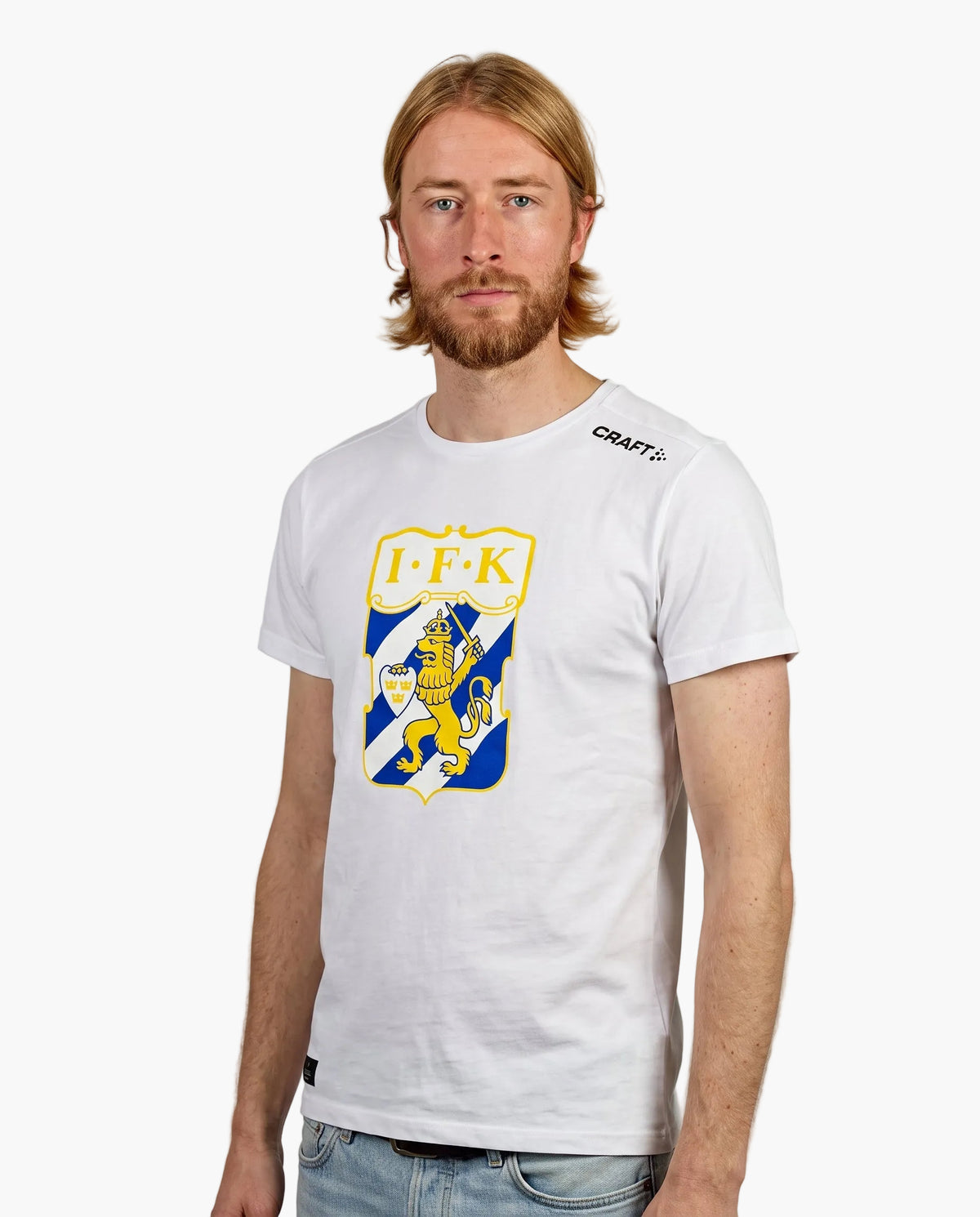T-Shirt Klubbmärke Vit