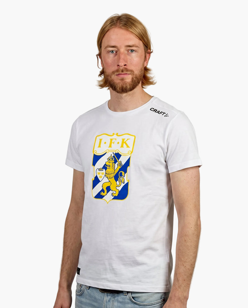T-Shirt Klubbmärke Vit