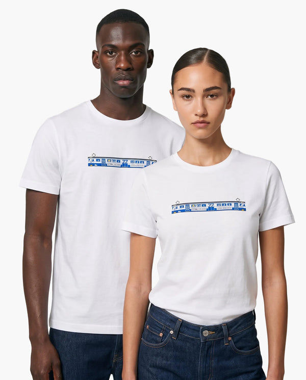 T-shirt Spårvagn Vit