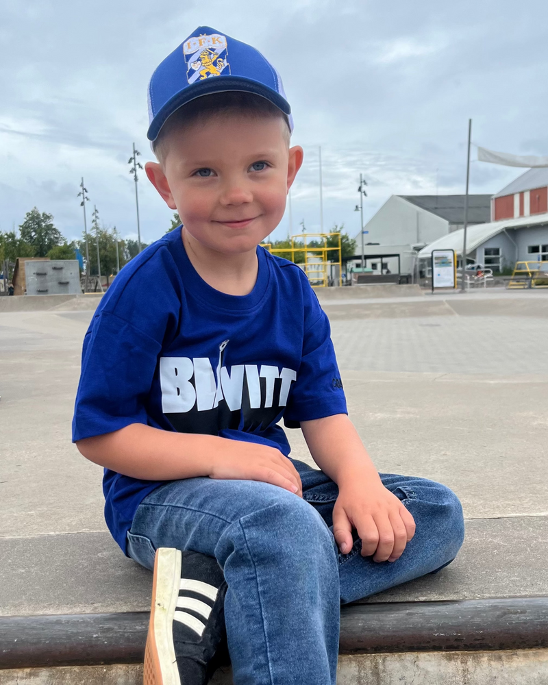 T-shirt Blåvitt 3D Blå Jr
