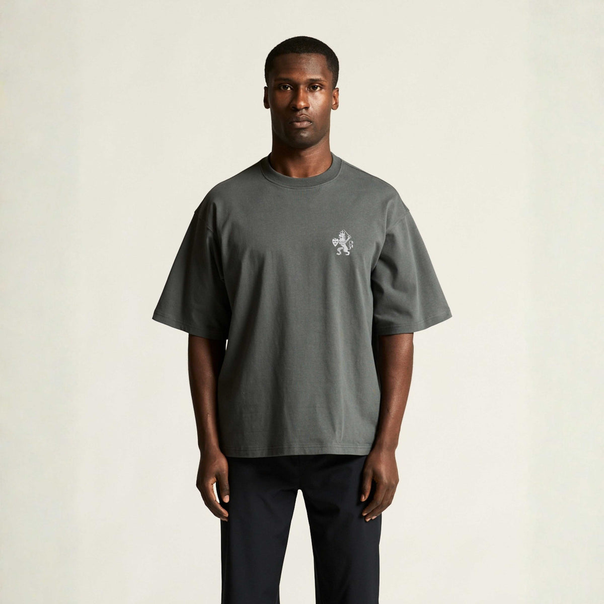 T-shirt Brodyr Lejon Grå