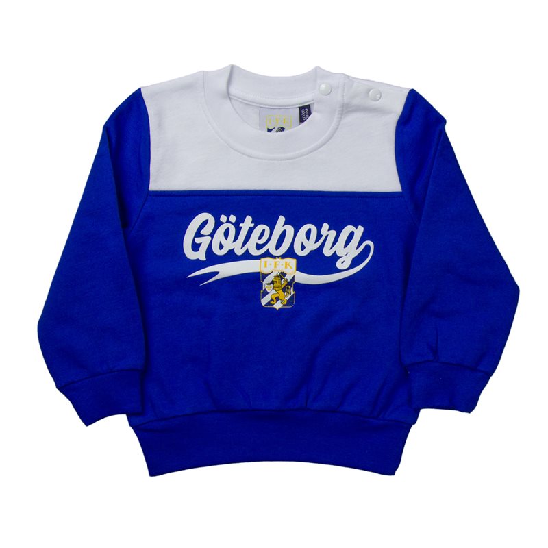 Sweatshirt Club Badge Blue White Kids