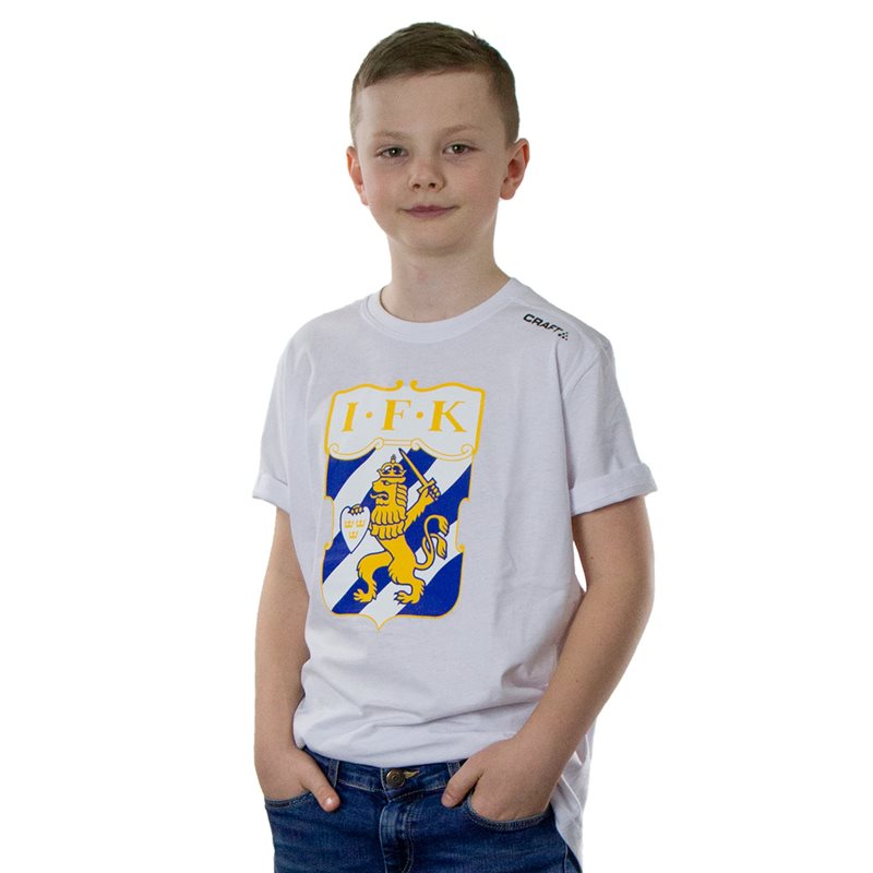 Craft T-shirt Club Badge White Jr