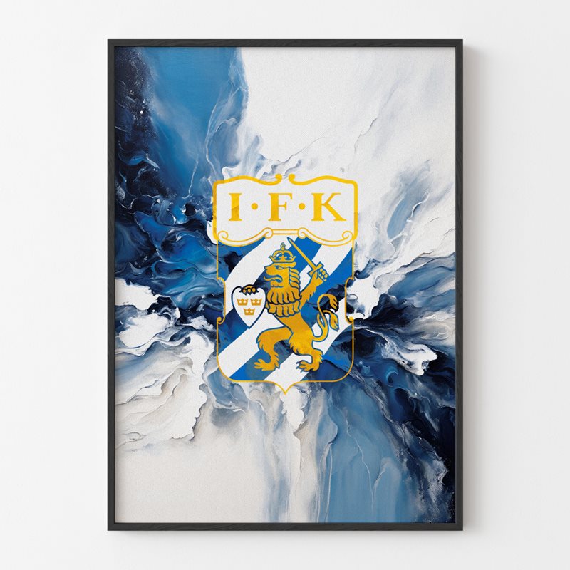 IFK Poster Emblem Abstract