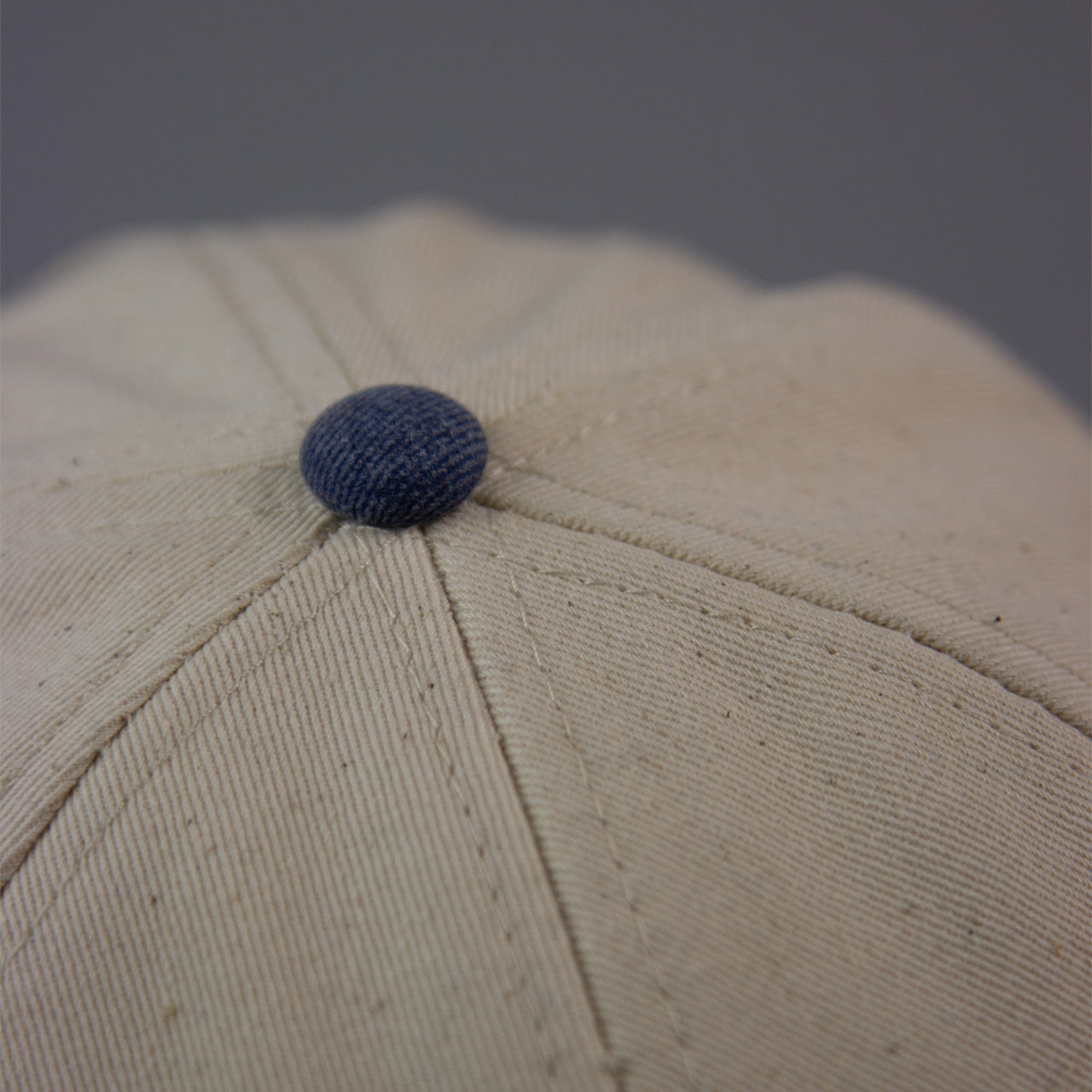 Keps Blåvitt Denim