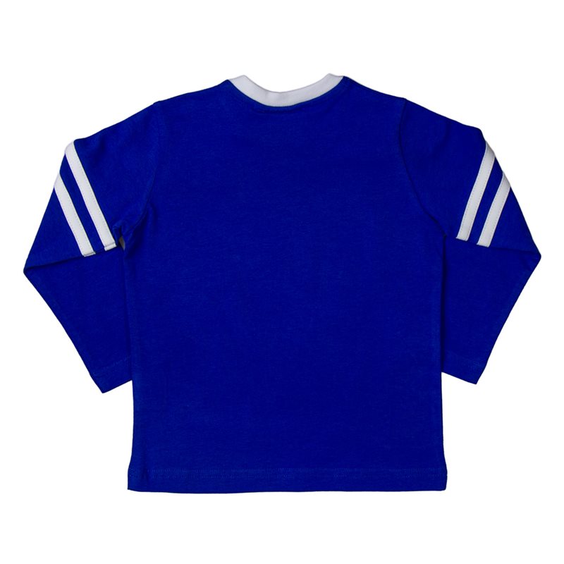 Longsleeved T-shirt Blue Club Badge Kids