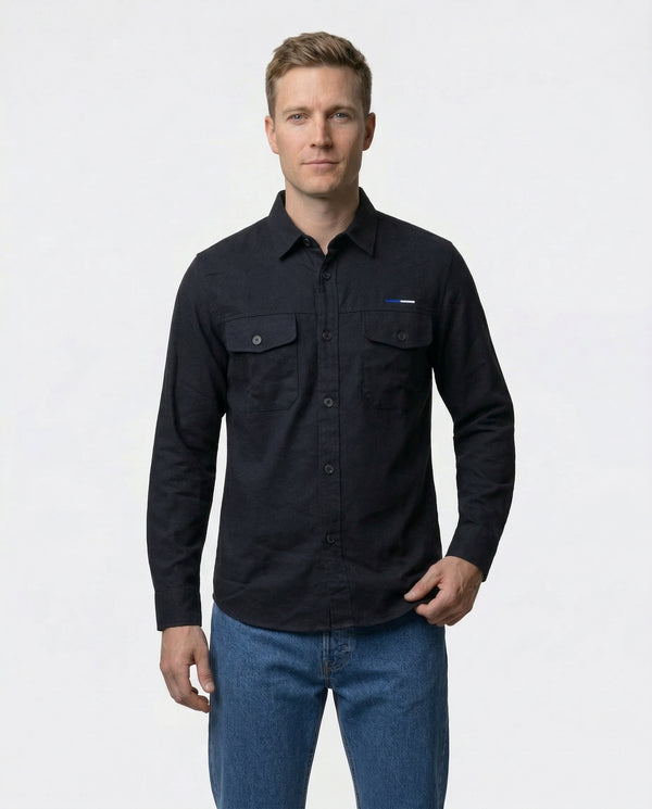 Overshirt Rand Svart