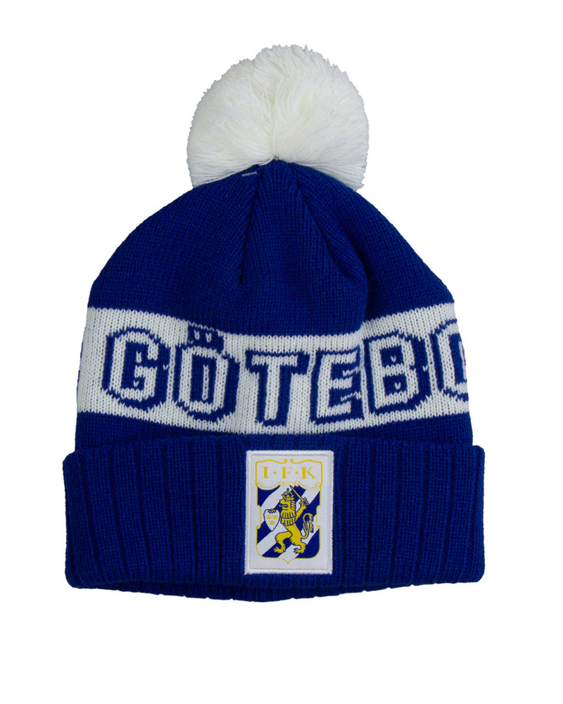 Mössa Blå IFK Göteborg PomPom Baby