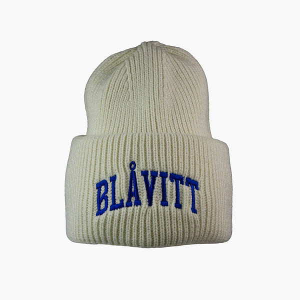 Mössa Blåvitt Vit