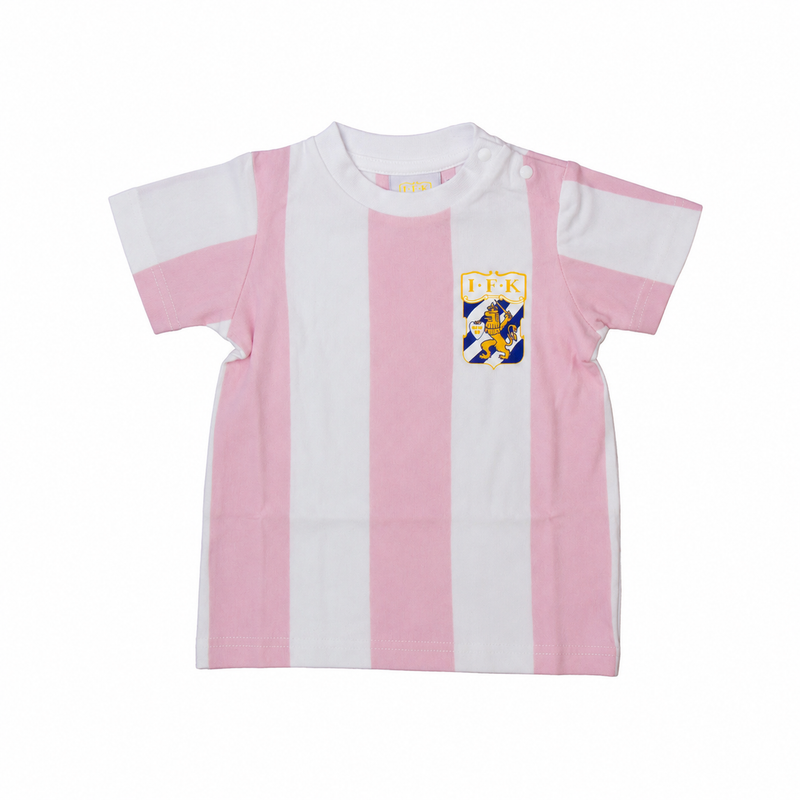 T-shirt Randig Rosa/Vit