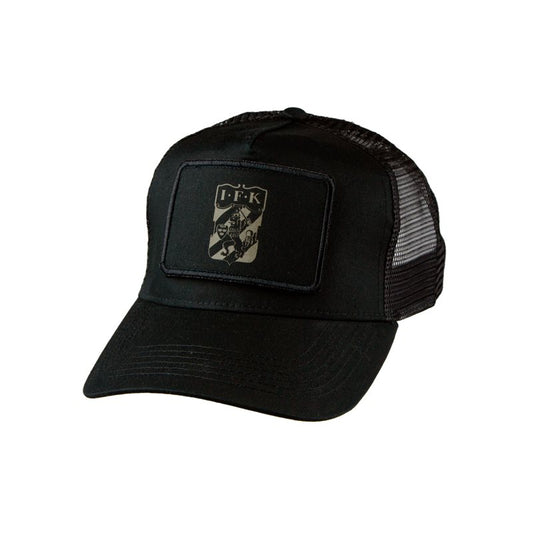 Cap Trucker Club Badge Black