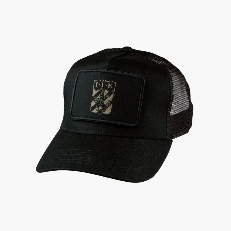 Cap Trucker Club Badge Black