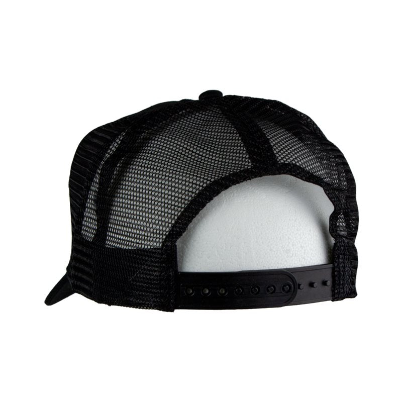 Cap Trucker Club Badge Black