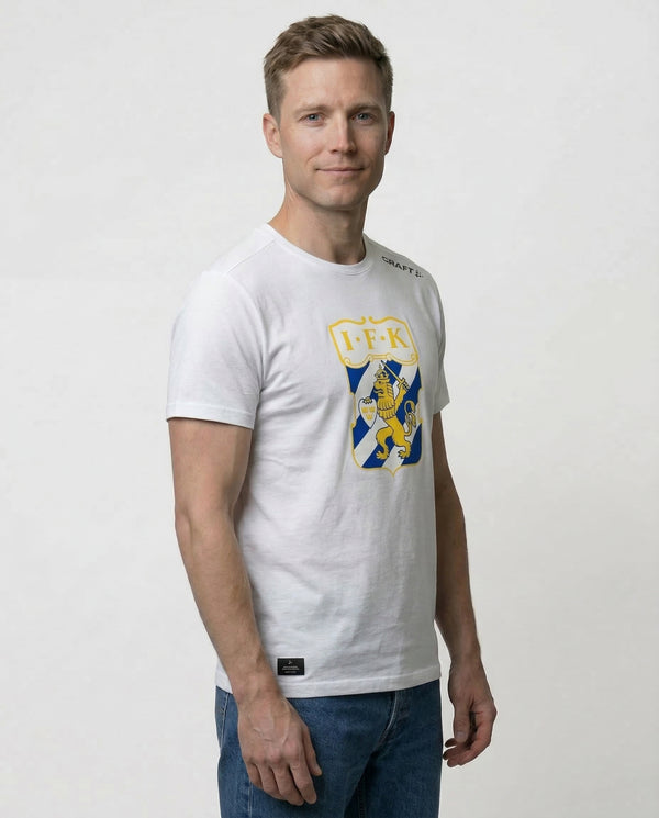 Craft T-shirt Club Badge White