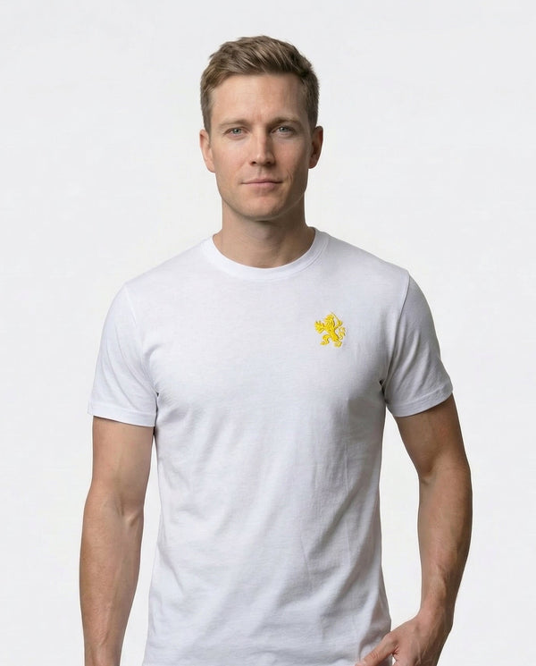 T-shirt Broderat Lejon