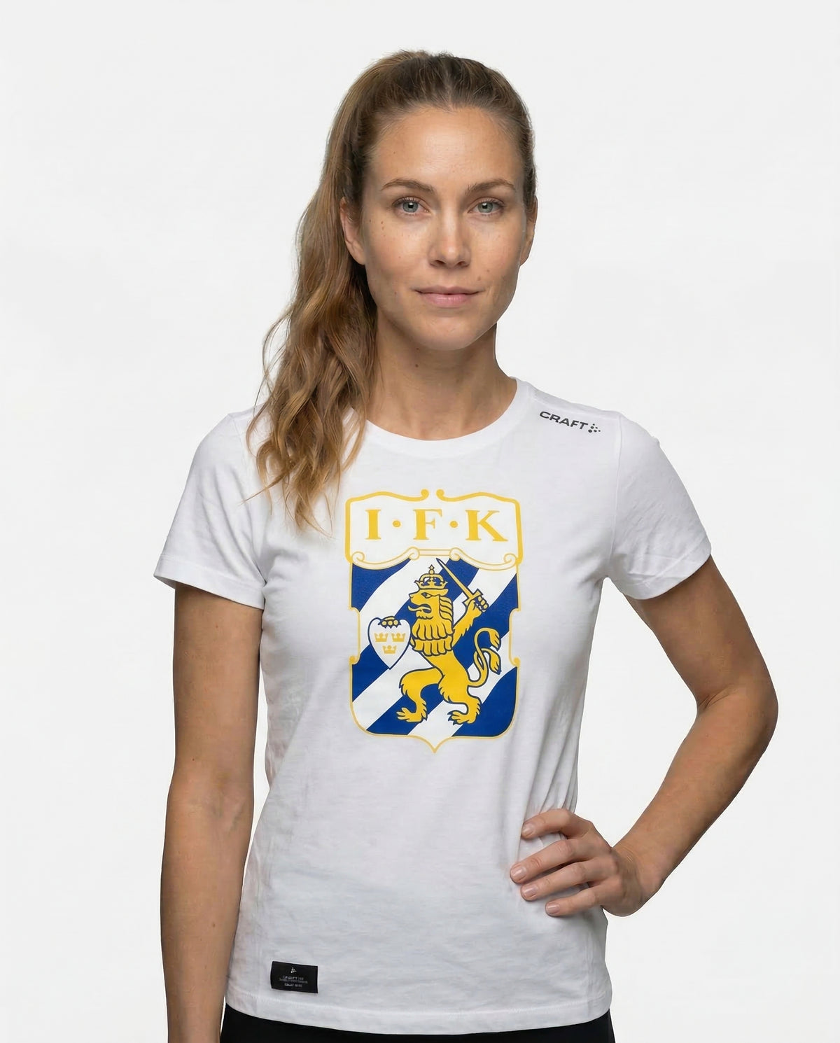 Craft T-shirt Club Badge White Women