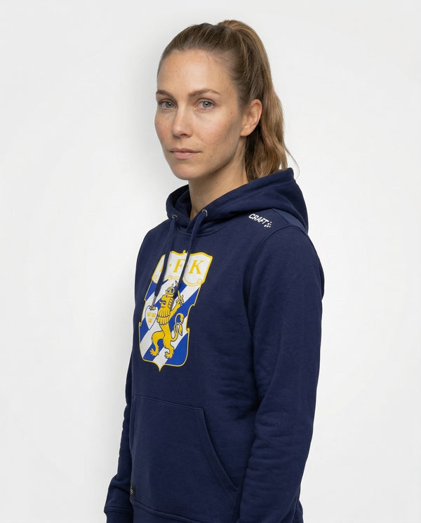 Hoodie Klubbmärke Dam