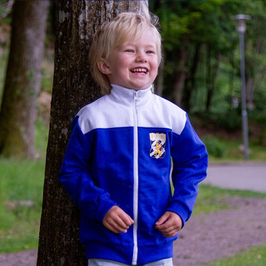 Zipjacket Club Badge Blue White Kids